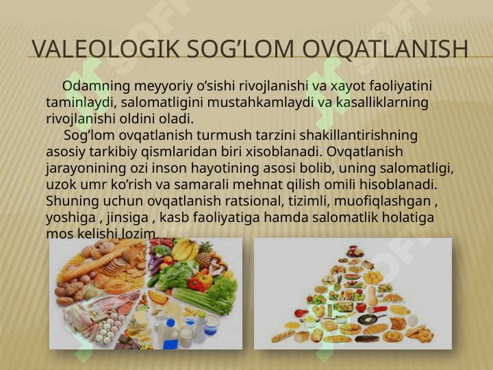Ratsional ovqatlanishning valeologik tamoyillari 3