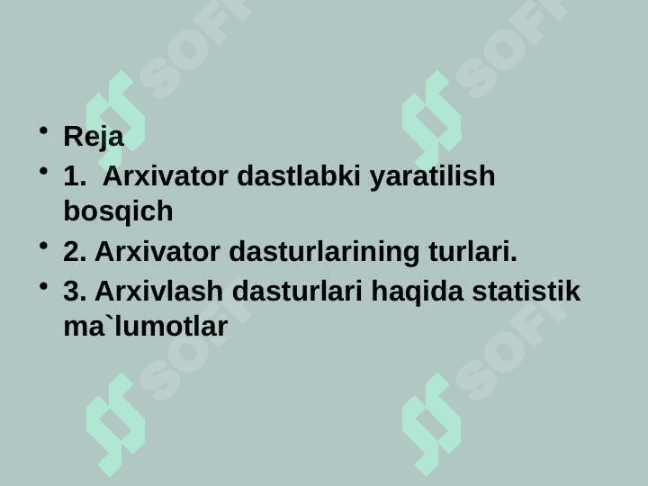 Arxivator dasturlar 2