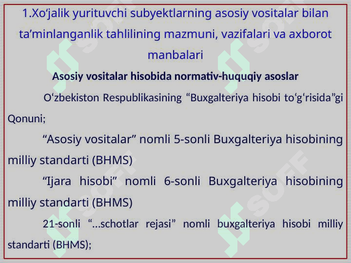 ASOSIY VOSITALAR HOLATI VA ULARDAN SAMARALI FOYDALANISH TAHLILI pptx 4
