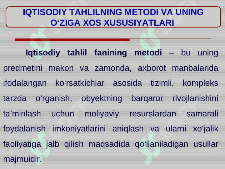 IQTISODIY TAHLILNING METODI VA USULLARI pptx 3