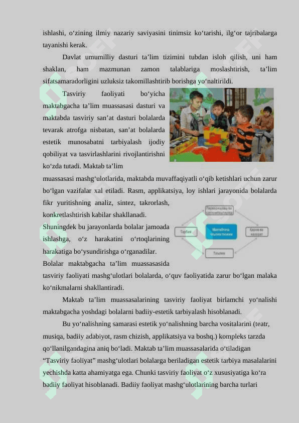 Bolalar tasviriy faoliyatida idrok qilishning rivajlanish 7