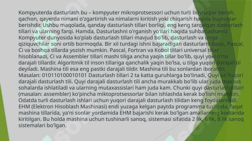 Iqtisodiy muammolarni hal qilish uchun zamonaviy dasturlash tillaridan foydalanish 2