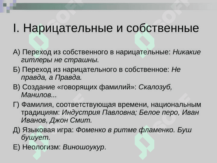 Функционирование морфологических единиц в тексте 6