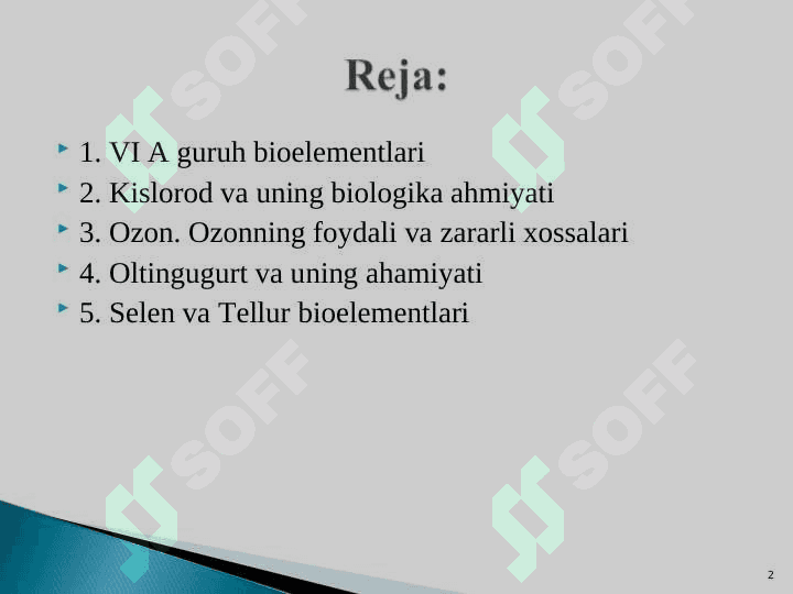 VI A guruh biometallari 2