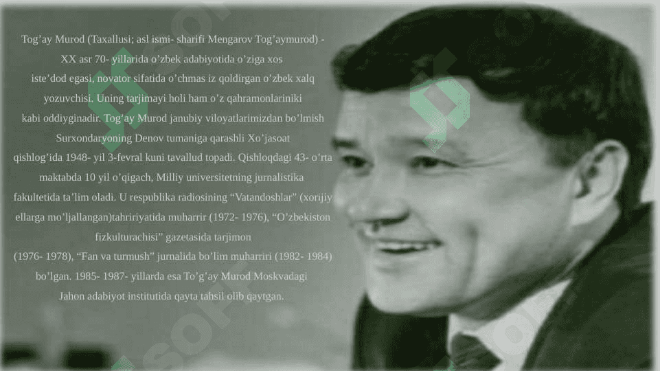 Tog’ay Murod 2