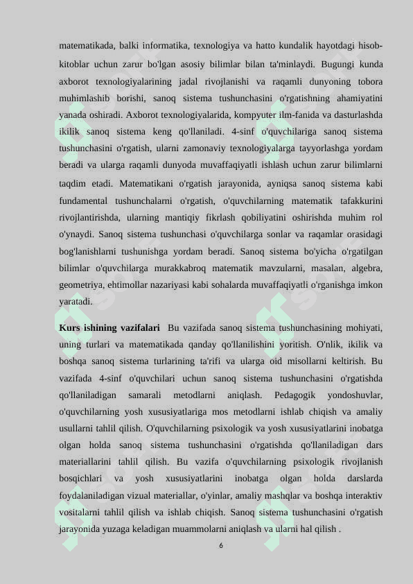 4-sinflarda sanoq sistema tushunchasini  shakllantirish metodikasi k.docxkkurs ishi 6
