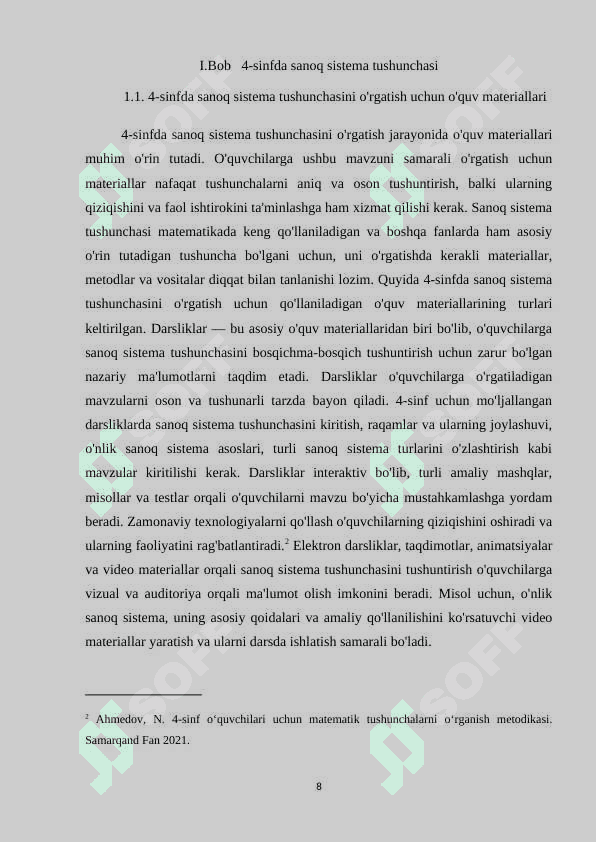 4-sinflarda sanoq sistema tushunchasini  shakllantirish metodikasi k.docxkkurs ishi 8