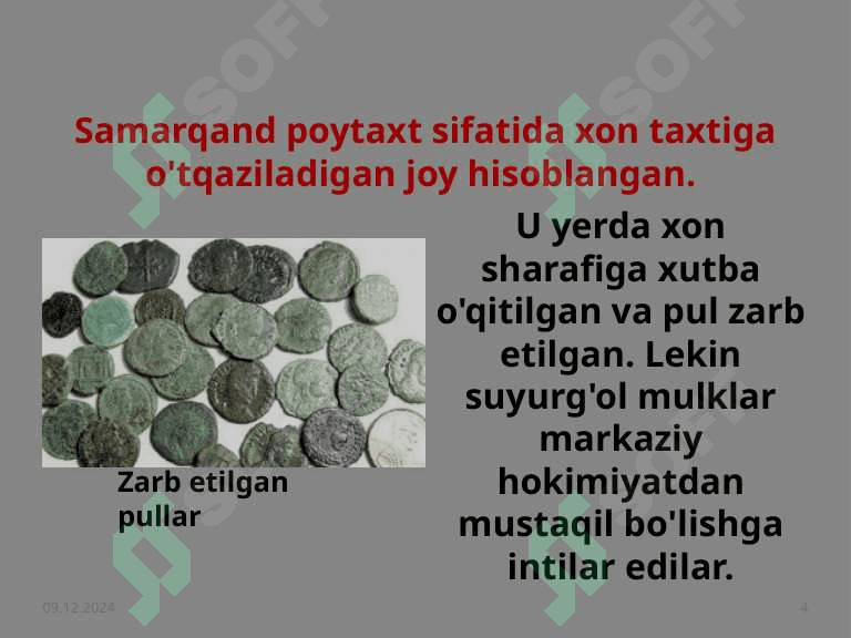 XVI asrda Buxoro xonligida ijtimoiy-iqtisodiy hayot. Shayboniylar o’tkazgan islohotlar 4