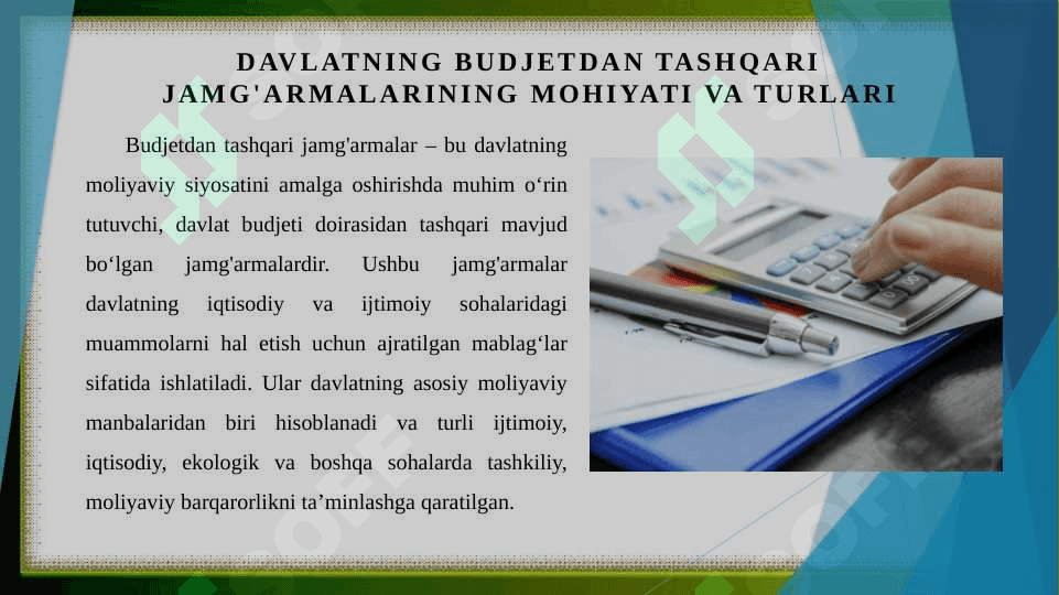 Davlatning budjetdan tashqari jamgʻarmalari 3