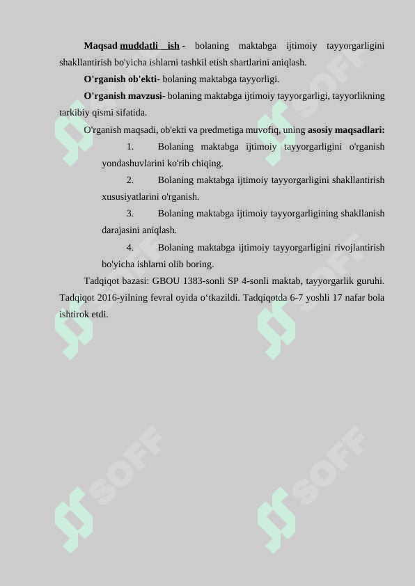 Bolaning maktabga ijtimoiy tayyorgarligi. Bolaning maktabga tayyorligi 3