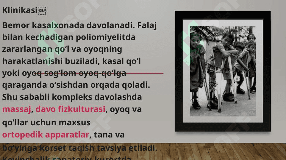 Poliomiyelit (shol),  KOKSAKI, ECHO, Gepatit A  viruslarini virusologik aniqlash usullari. 7