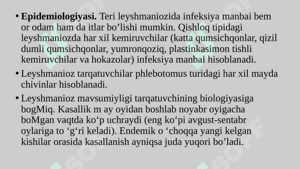 teri Leyshmaniozi 2