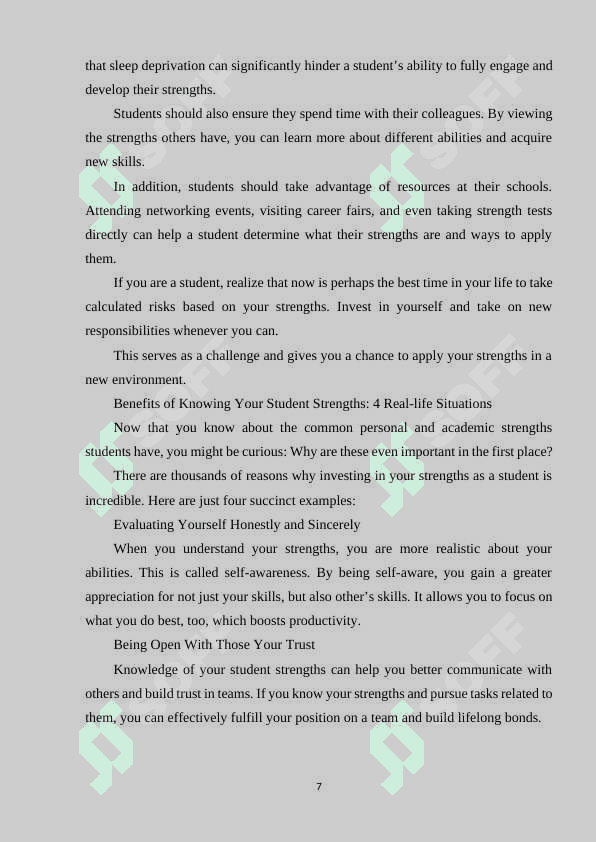 THE WAYS OF IDENTIFYING STUDENTS' STRENGTHS AND WEAKNESSES IN LISTENING AND SPEAKING 7