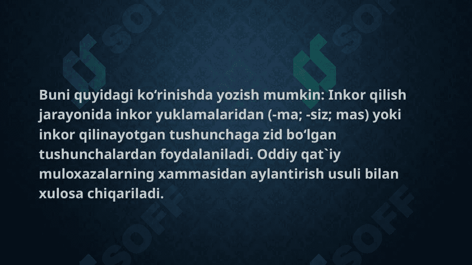 Deduktiv xulosa chiqarish slayd 7