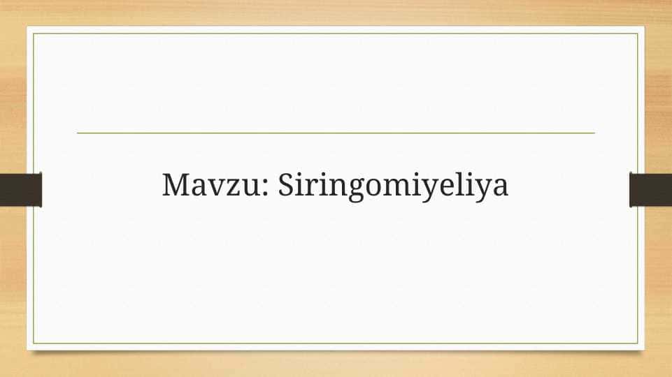 Siringomiyeliya 1