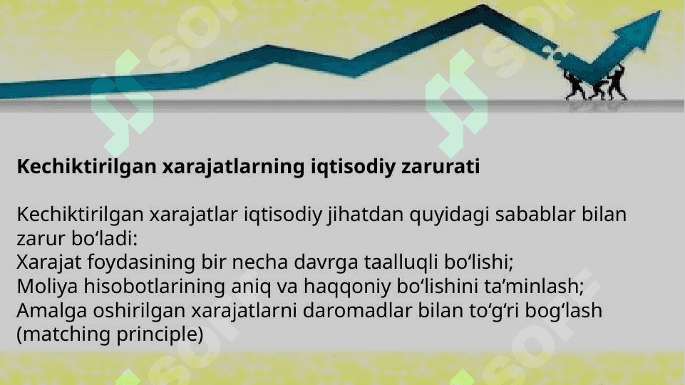 Kechiktirilgan xarajatlarni hisobga olish 4