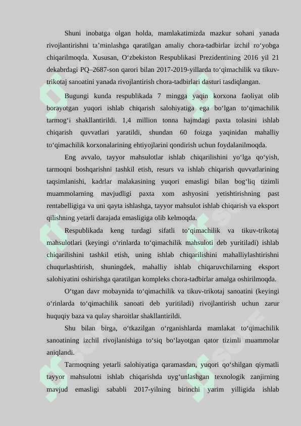 Ayollar kapyishoni texnologik jarayonlarini loyihalash 3