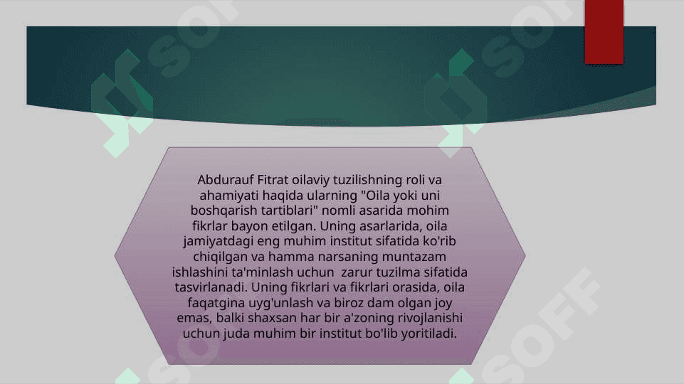 ABDURAUF FITRATNING “OILA YOKI UNI BOSHQARISH TARTIBLARI” ASARINI O’RGANISH 4