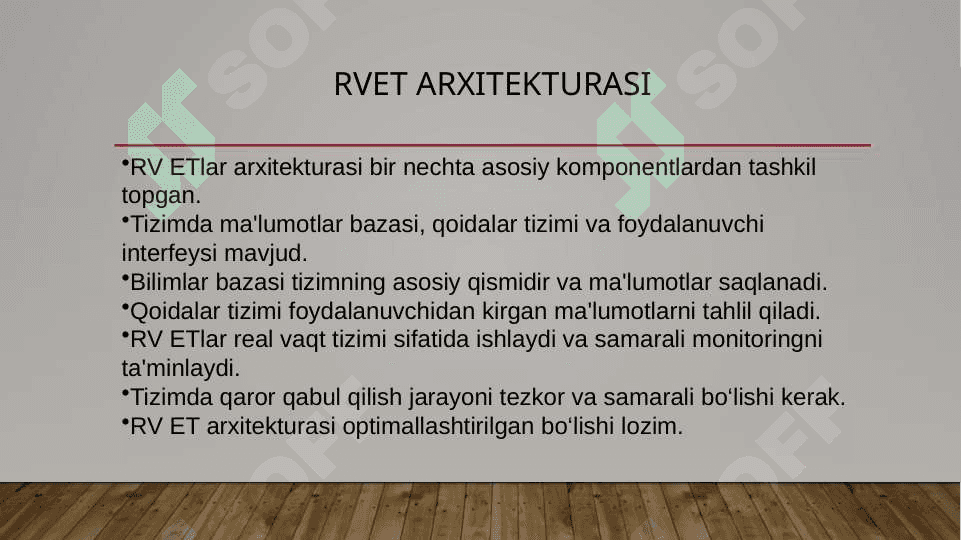 Real vaqt ekspert tizimlari ppt 6