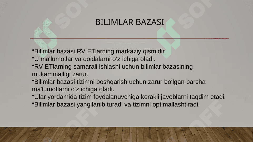 Real vaqt ekspert tizimlari ppt 7
