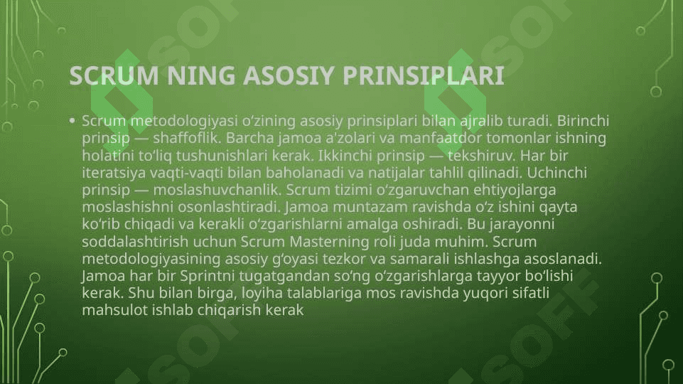 Loyihalarni boshqarish 4