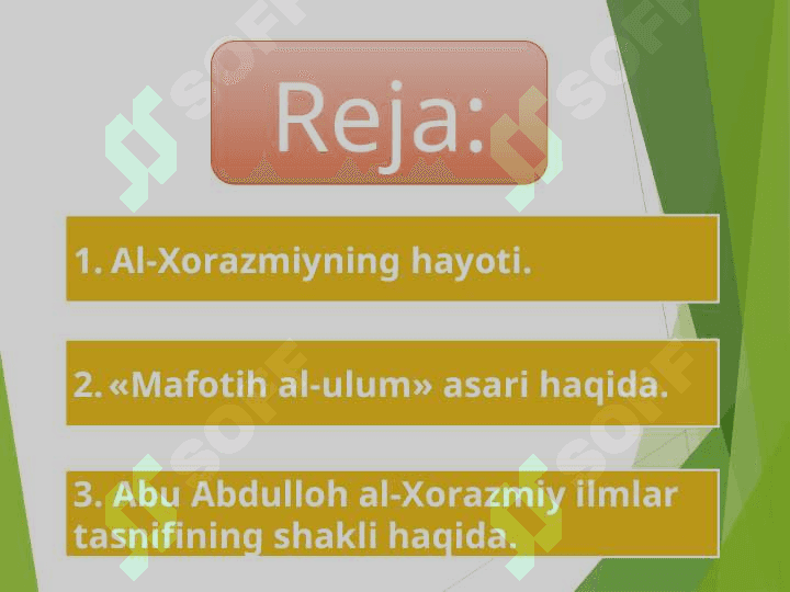 Al – Xorazmiy haqida 2