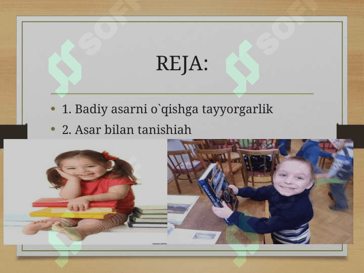 Badiiy asar ustida ishlash 2