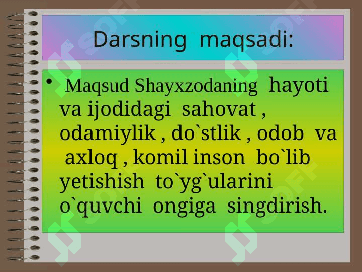 Maqsud Shayxzodaning “Mirzo Ulug’bek” dramasini mustahkamlash 2