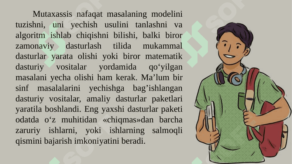 Matematik amaliy dasturlar tasnifi va ularning imkoniyatlari 6