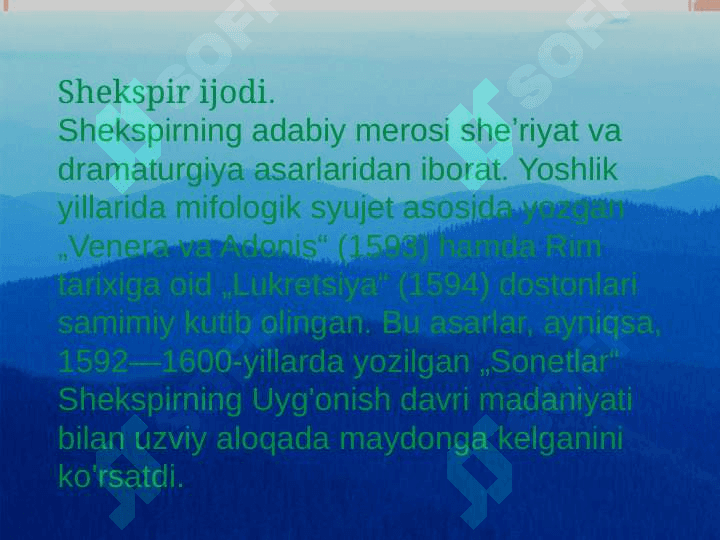 Shekspir asarlari. 6