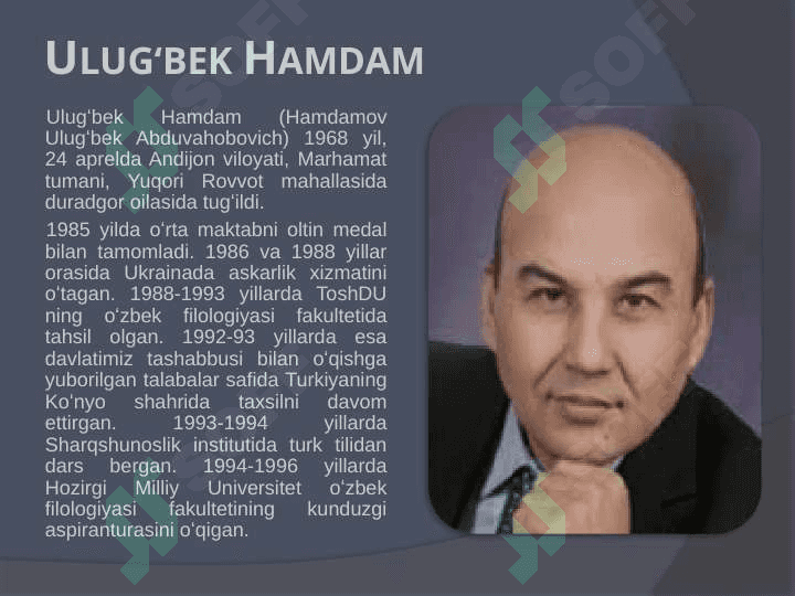 Ulugʻbek Hamdam 2