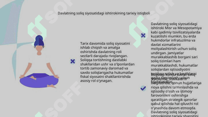 Soliq siyosatini ishlab chiqish va uni amalga oshirishda davlatning roli 4