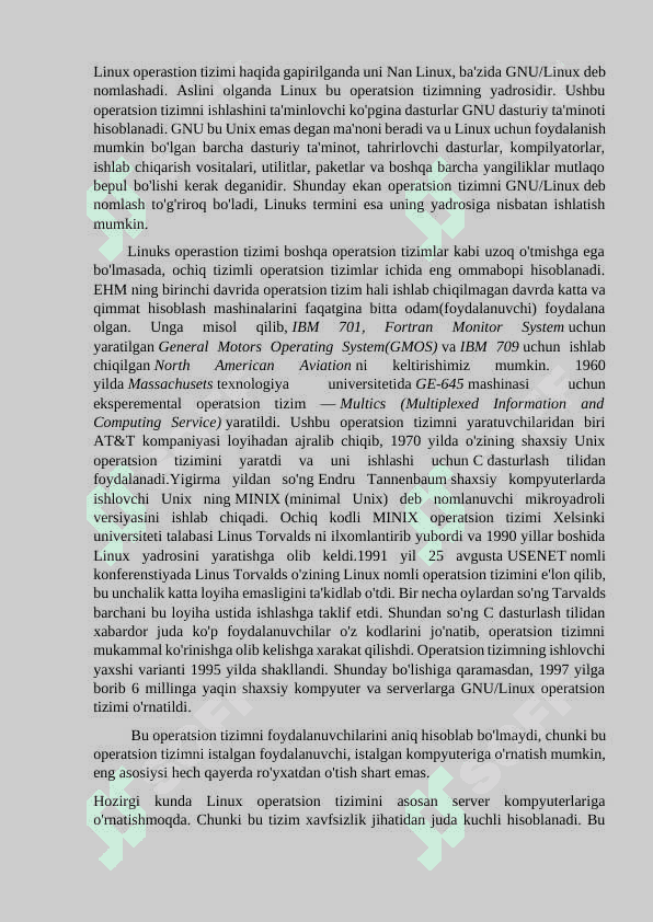 Linux Server operatsion tizimlari. Ubuntu Server 3