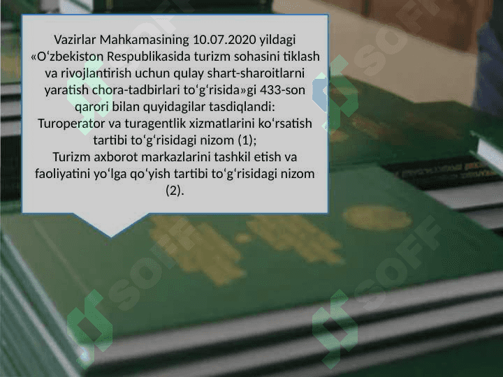 Mavzu: Turistik  firmalarni  tashkil  etish  tartibi . 2