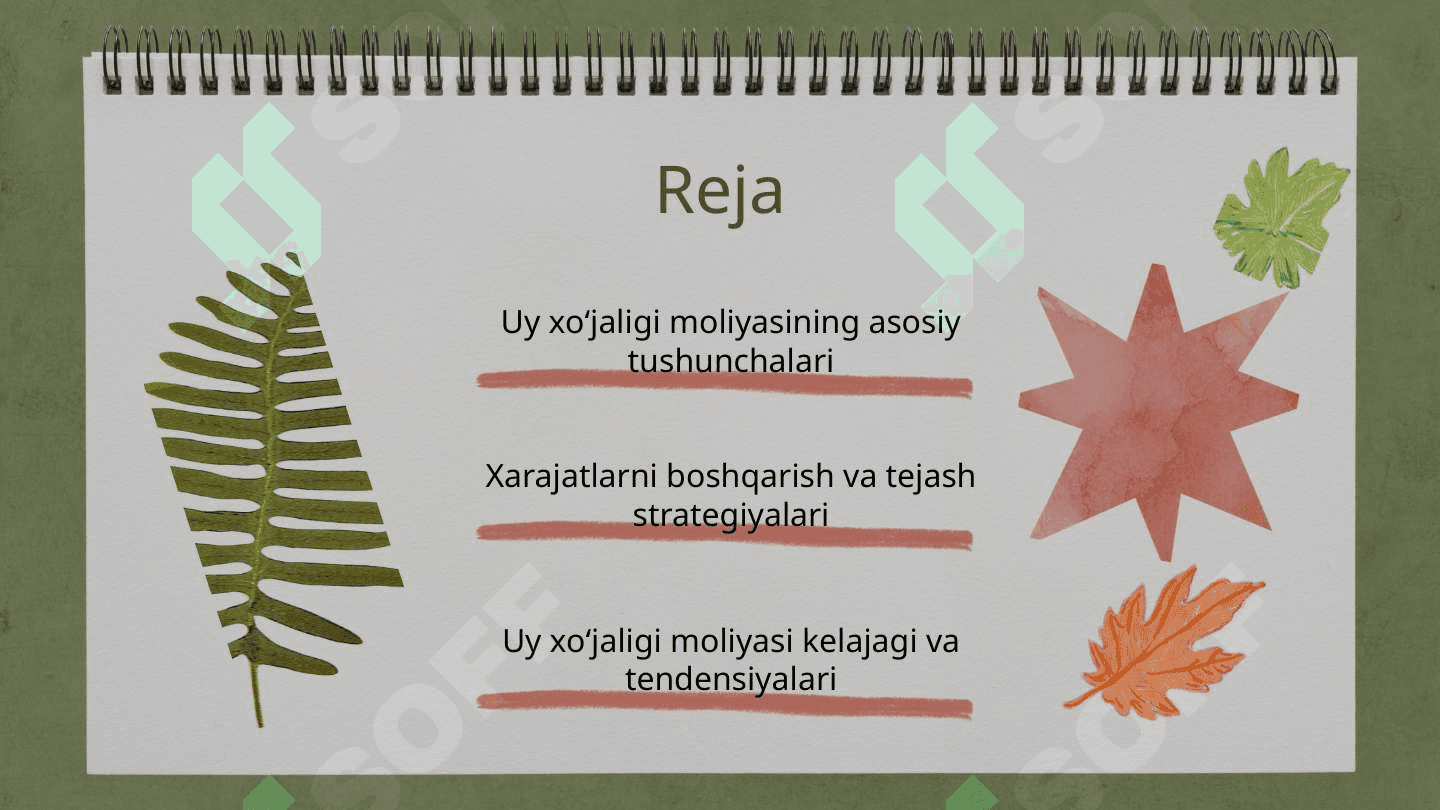 Uy xo‘jaligi moliyasi 2