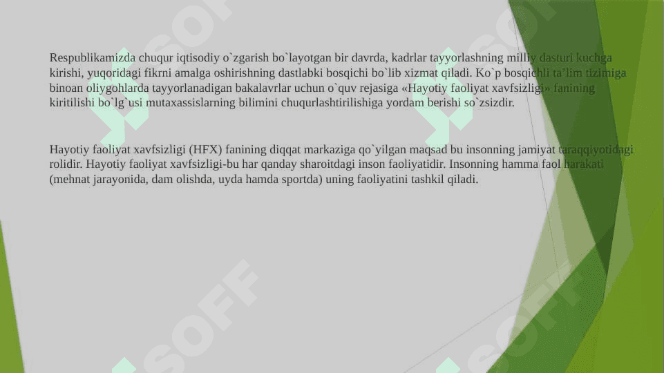 Hayot faoliyati xavfsizligi fani boʻyicha glossariy 2
