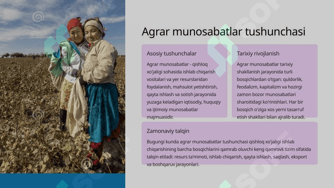 Agrar munosabatlar va ularning bozor tizimidagi xususiyatlari 3