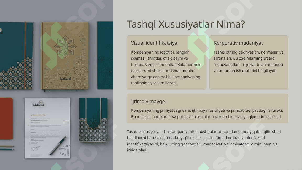 Tashqi Xususiyatlar va Samaradorlik 3
