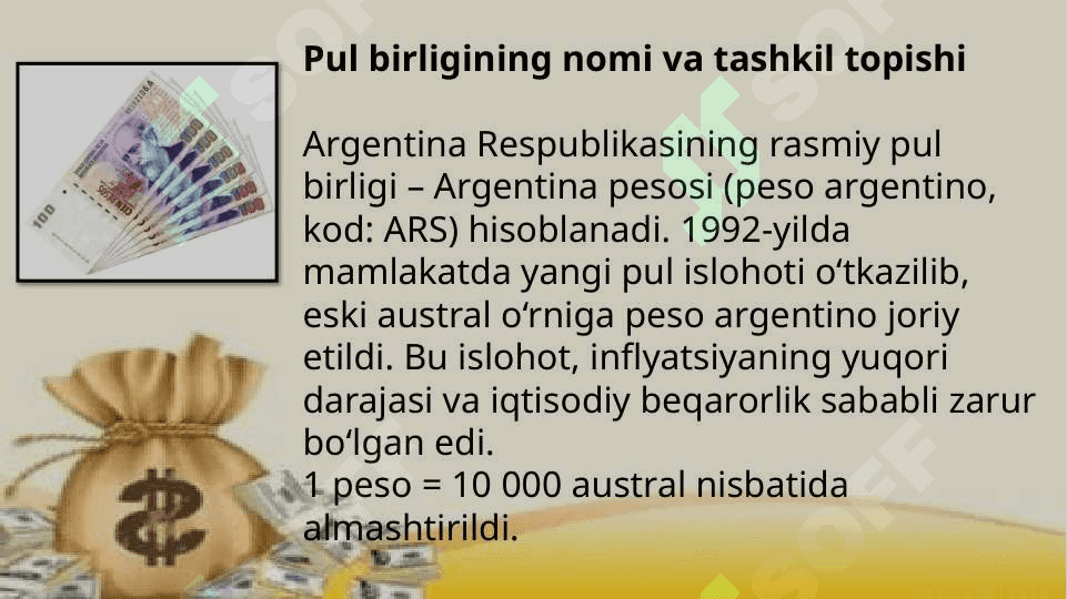 Argentina pul birligi 3