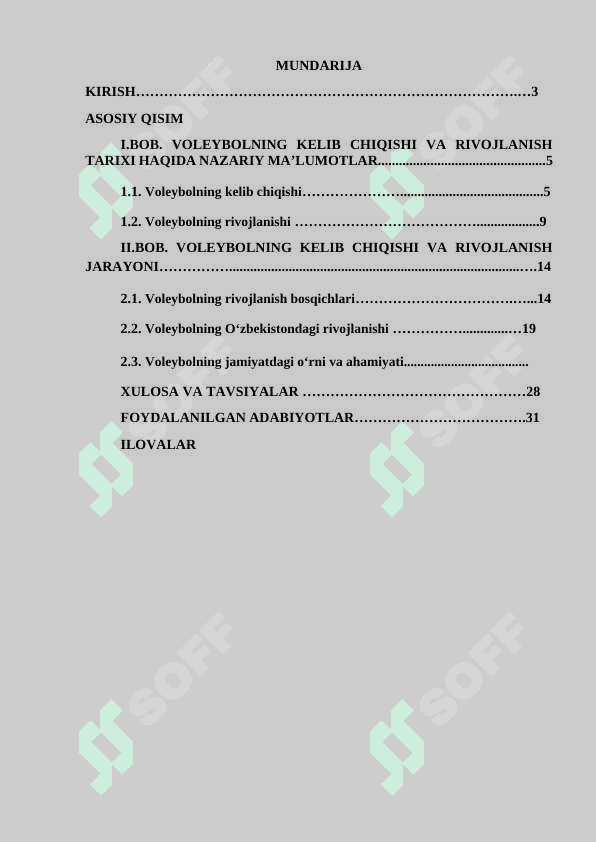 VOLEYBOLNING KELIB CHIQISHI VA RIVOJLANISH TARIXI 2