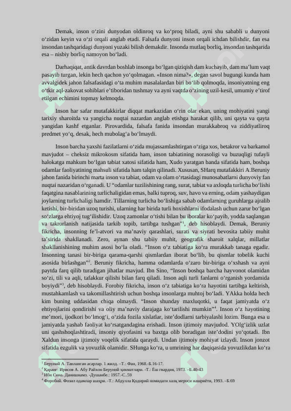 FALSAFIY ANTROPOLOGIYA (INSON FALSAFASI) 2