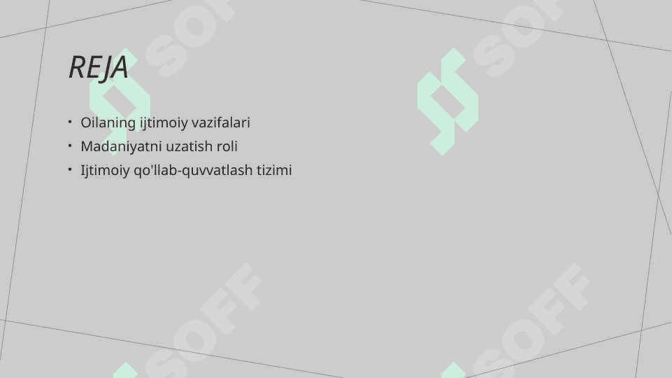 Oilaning ijtimoiy vazifalari va uning rollari 2