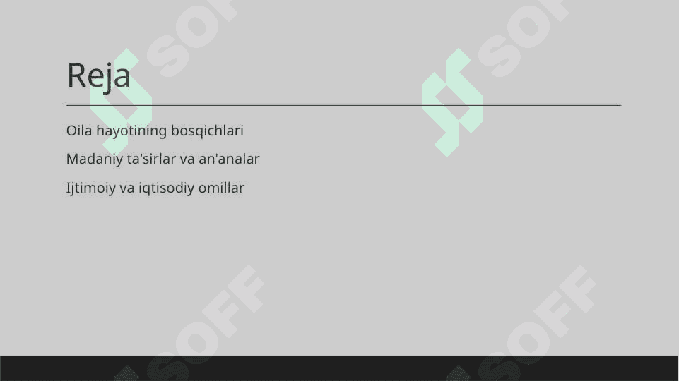 Oilaning hayotiy sikli 2