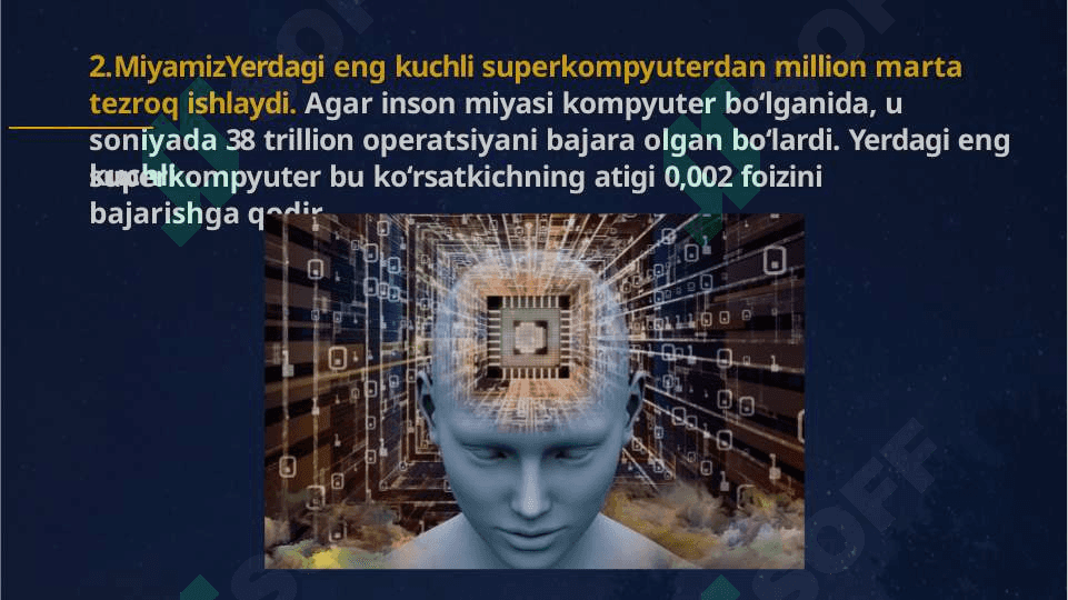 Inson miyasi haqidagi 10 hayratlanarli fakt 4