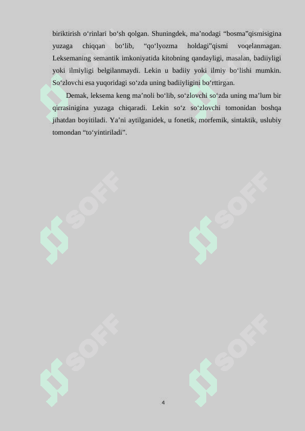 LEKSEMALARNING KANNOTATIV MA'NOSI 4