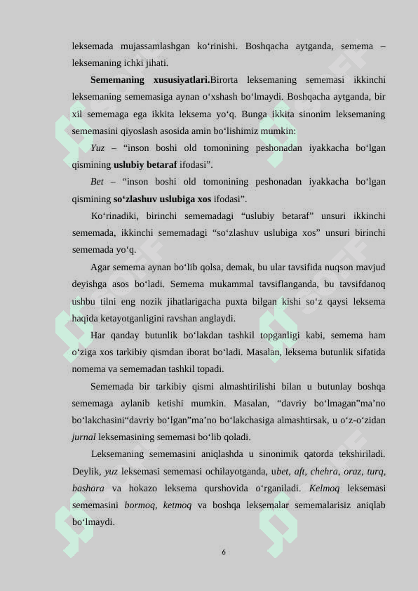 LEKSEMALARNING KANNOTATIV MA'NOSI 6