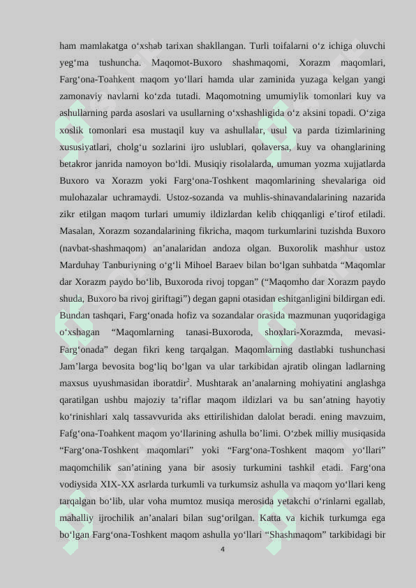Maqom cholg’u kuylarida xona bozgoyning shakl yaratishdagi   ahamiyati. 4