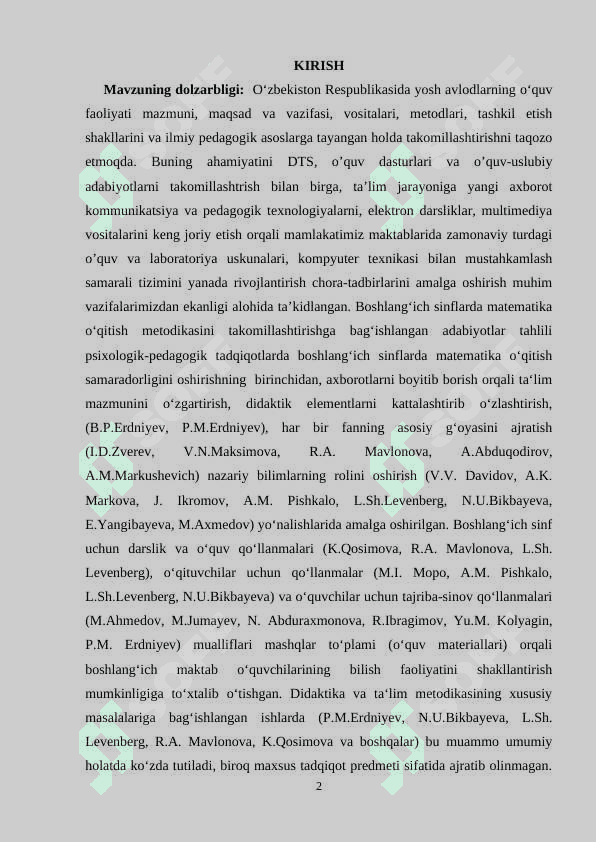 MASALARNI YECHISHDA JADVAL USULIDAN FOYDALANISHNING AFZALIKKLARI 2
