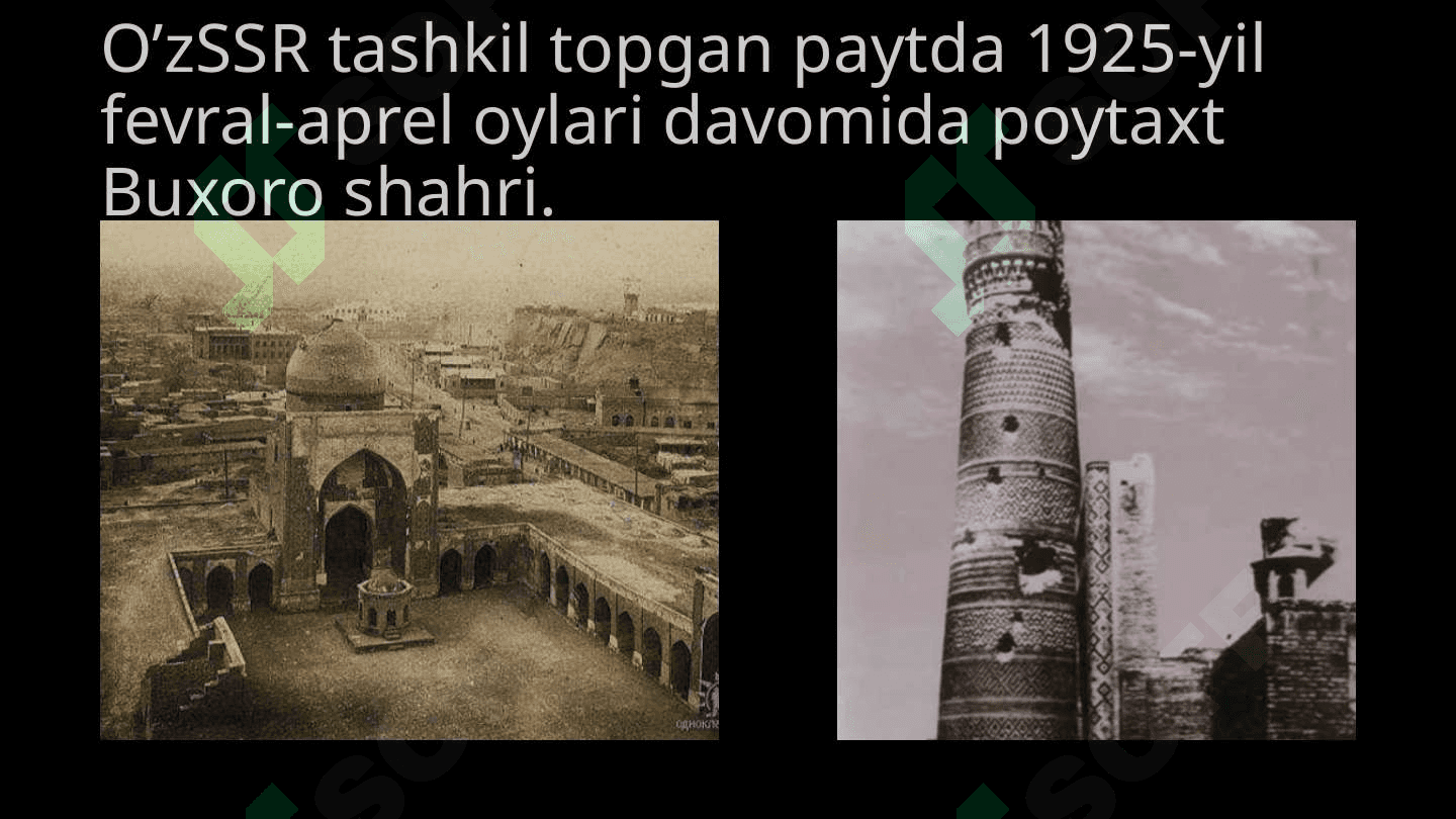 O’ZSSRning tashkil topishi 4