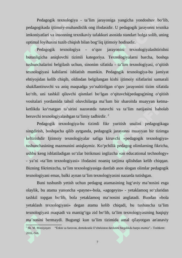 O‘rta umumta’lim maktablarida tashkil qilinadigan ekskursiya turlari va ularni o‘tkazish uslublari 7